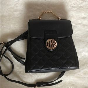 GUESS Plush Quilted Black Backpack